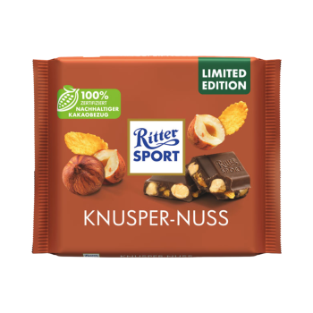 Ritter Sport Bunte Vielfalt Knusper ­Nuss, 100g